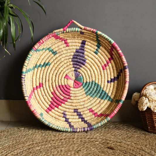 Handwoven Date Wall Plate