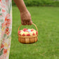 Scented Candles Basket Bouquet | Round