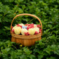 Scented Candles Basket Bouquet | Round