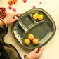 Festive Special Ceramic Thali | Olive