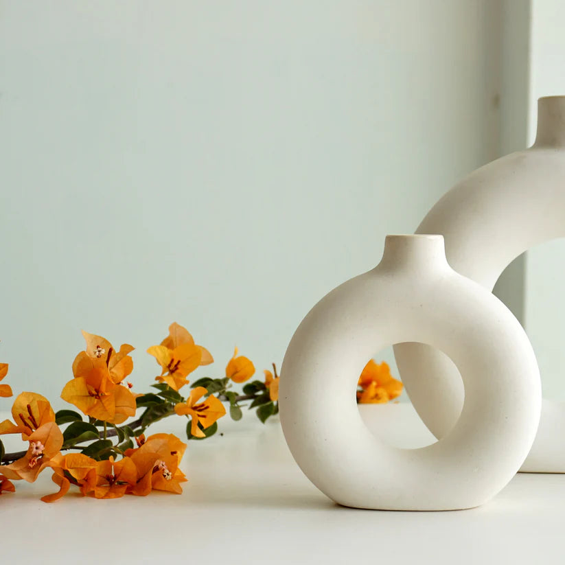 Statement Set of Eleven Ceramic Vases