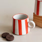 Red Striped Coffee Mug