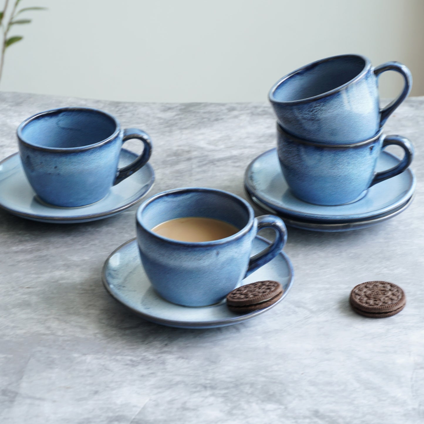 FURSAT | Teacup & Saucer | Set of Four