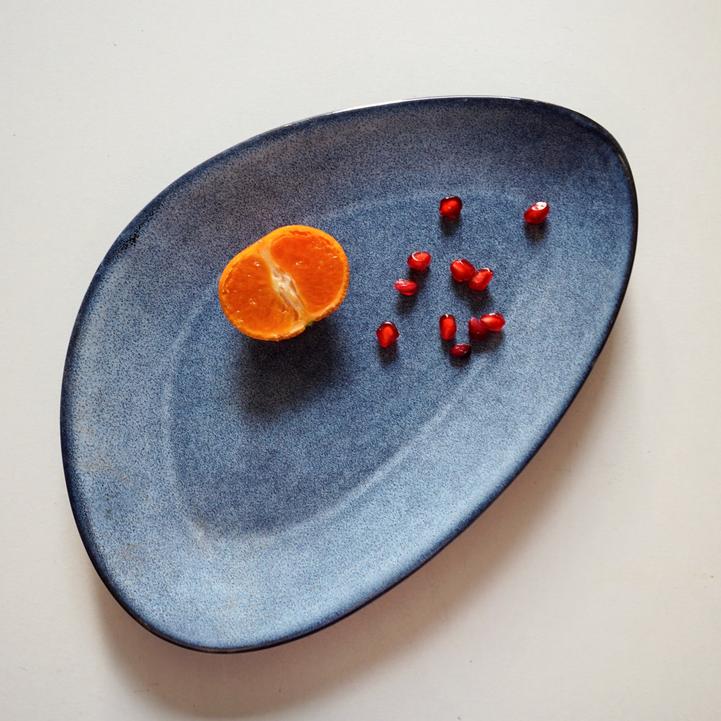 Hues of Blue Salad/Starter Tray