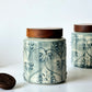Pastel Blue Ceramic Jar