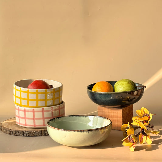 Mismatched Meal Bowls | Set of Four