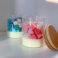 Fallen Hearts Glass Jar Candle