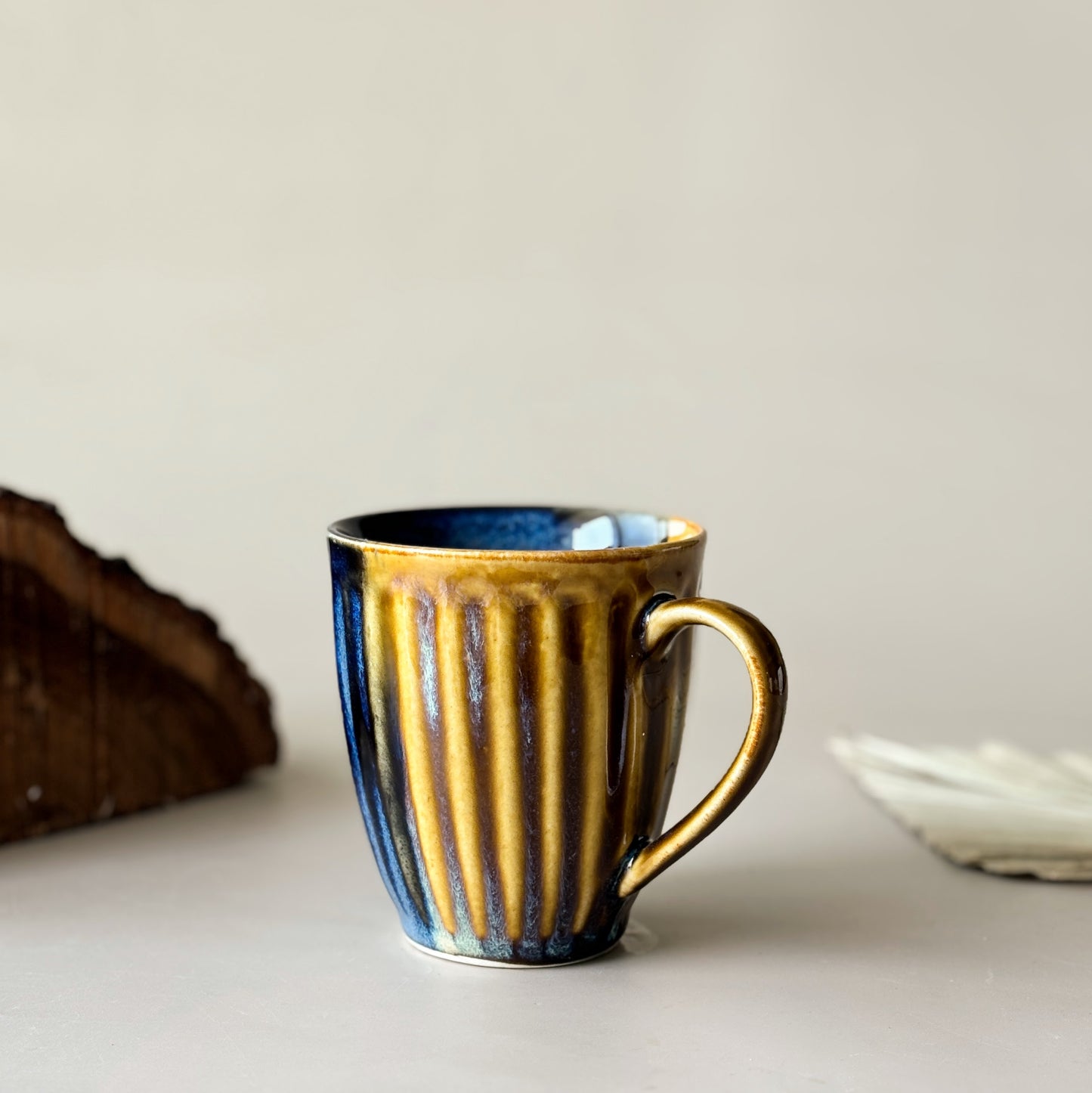 The Mustard Blue Coffee Mug