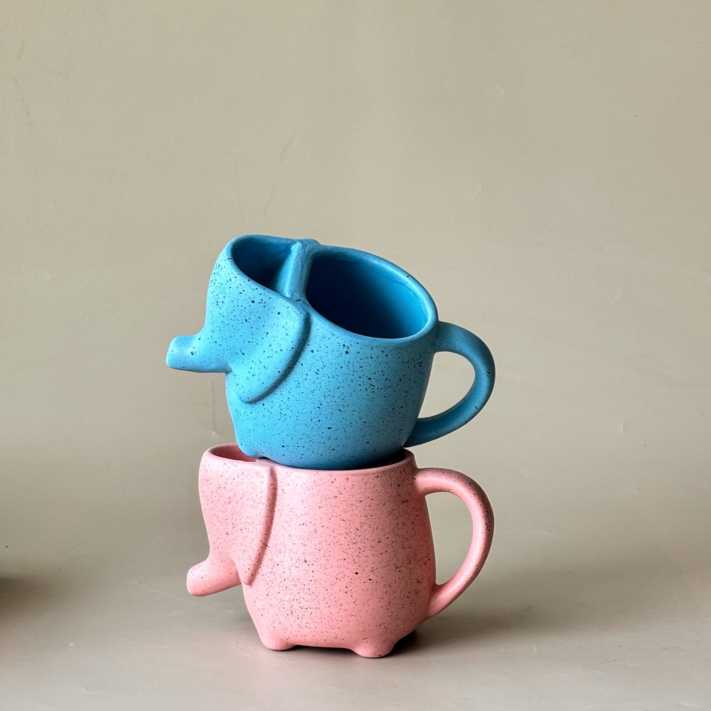 Ele Buddy Green Tea Mugs | Set of Two