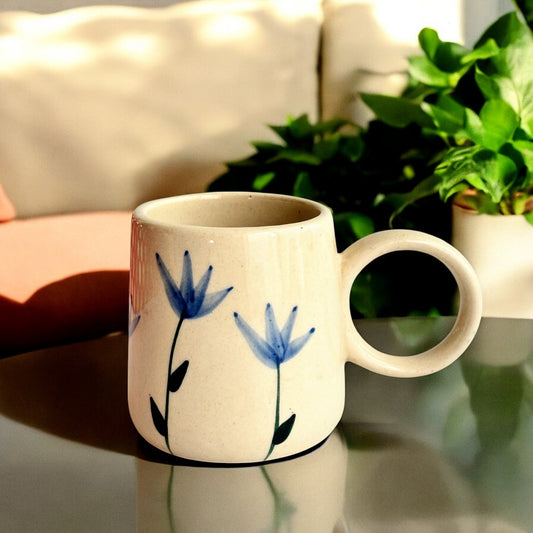 Blue Blooms Coffee Mug