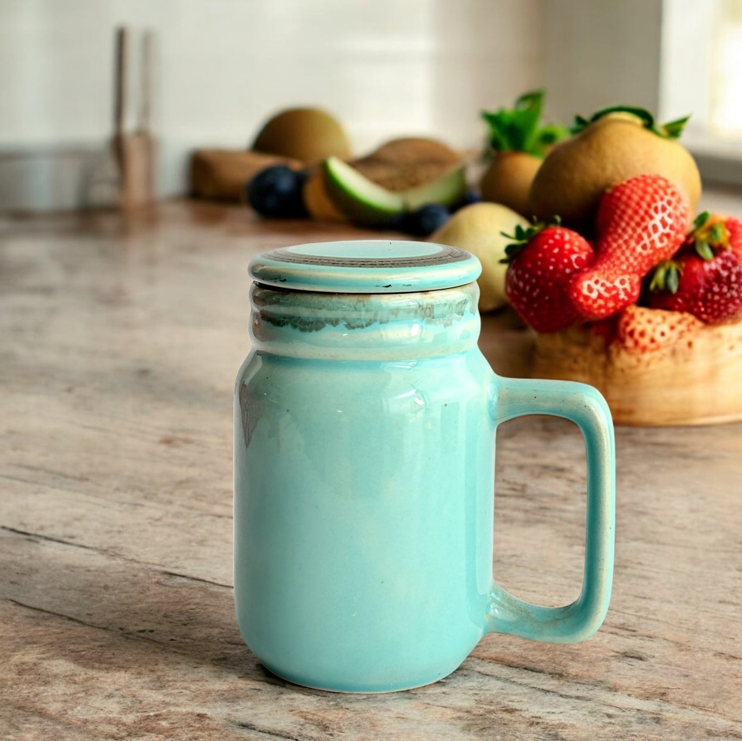 Morning Glow Smoothie Mug with Lid