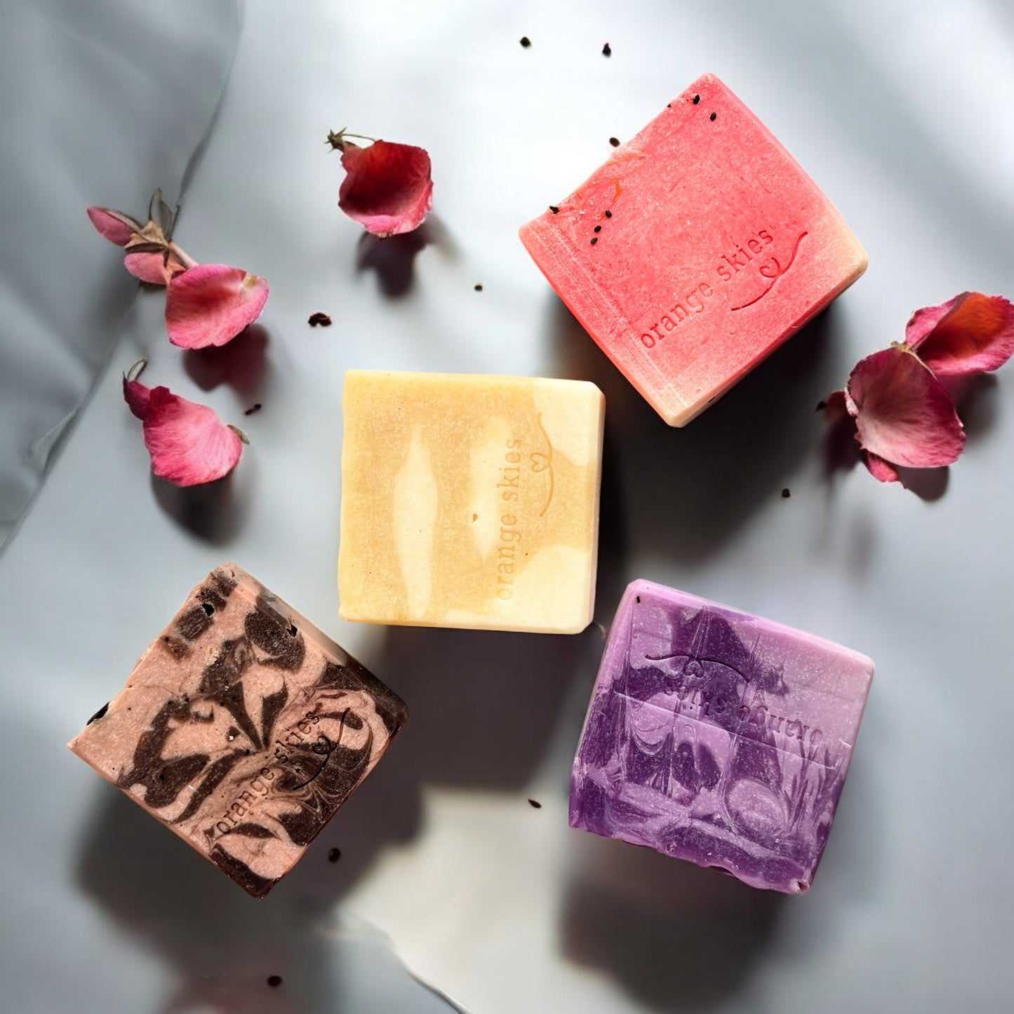 Luxury Cold-Pressed Soaps | Set of Four