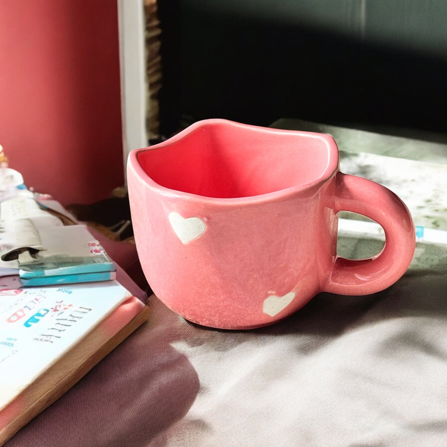 Cozy Cupid Heart Cup