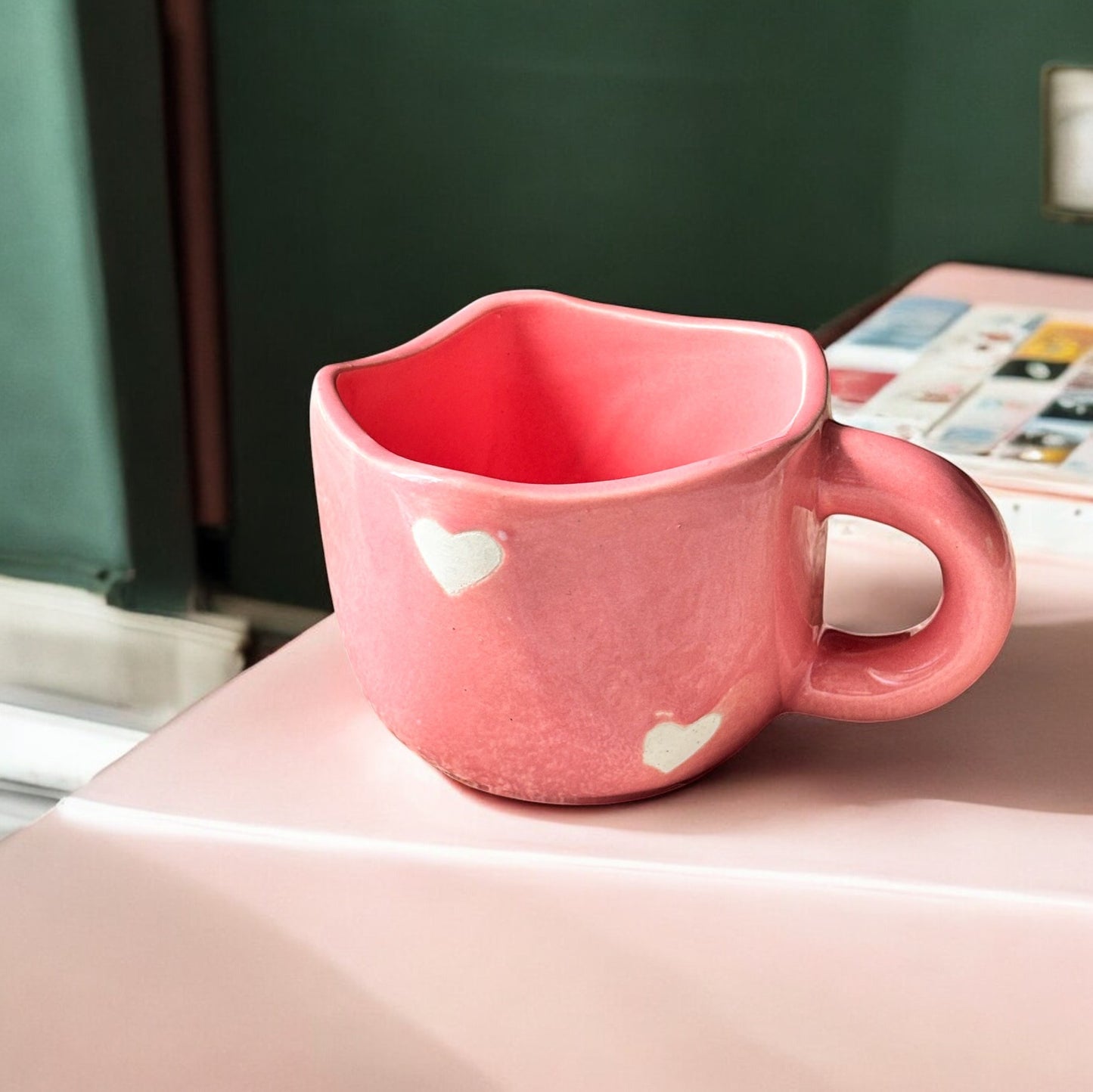 Cozy Cupid Heart Cup