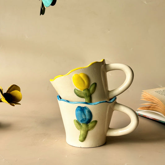 Flower For My Lover Cups | Set of Two