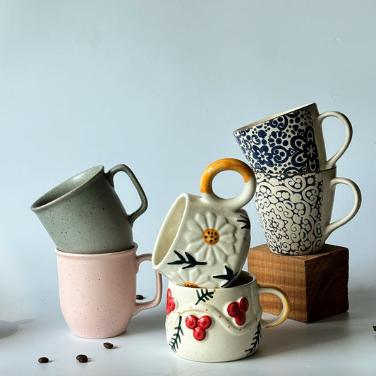 Classic+Cute | Set of Six Coffee Mugs