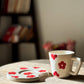 Red Blooms Cup & Saucer