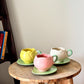 Lotus Brew Cup & Saucer | Yellow