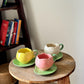 Lotus Brew Cup & Saucer | Yellow