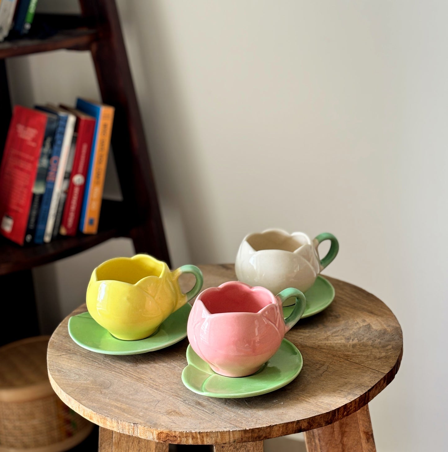 Lotus Brew Cup & Saucer | Yellow