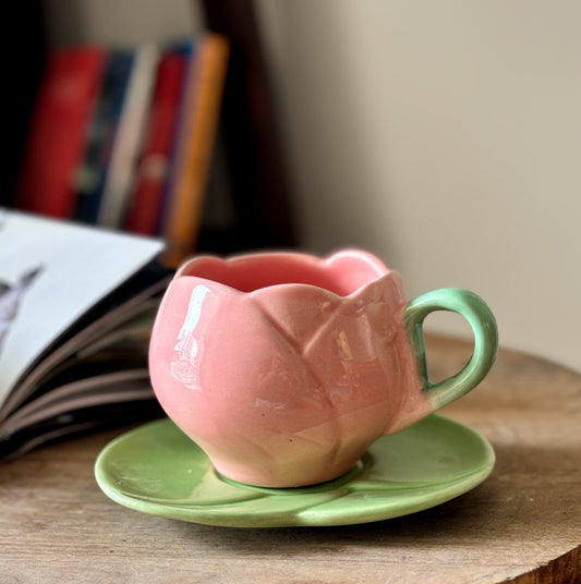 Lotus Brew Cup & Saucer