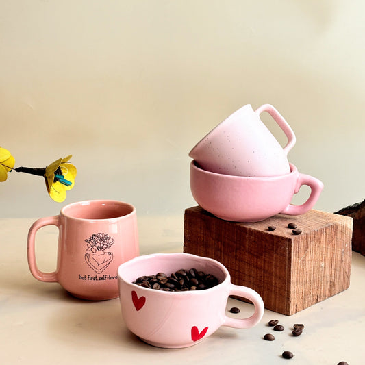 Pink Obsessed | Set of Four Mugs