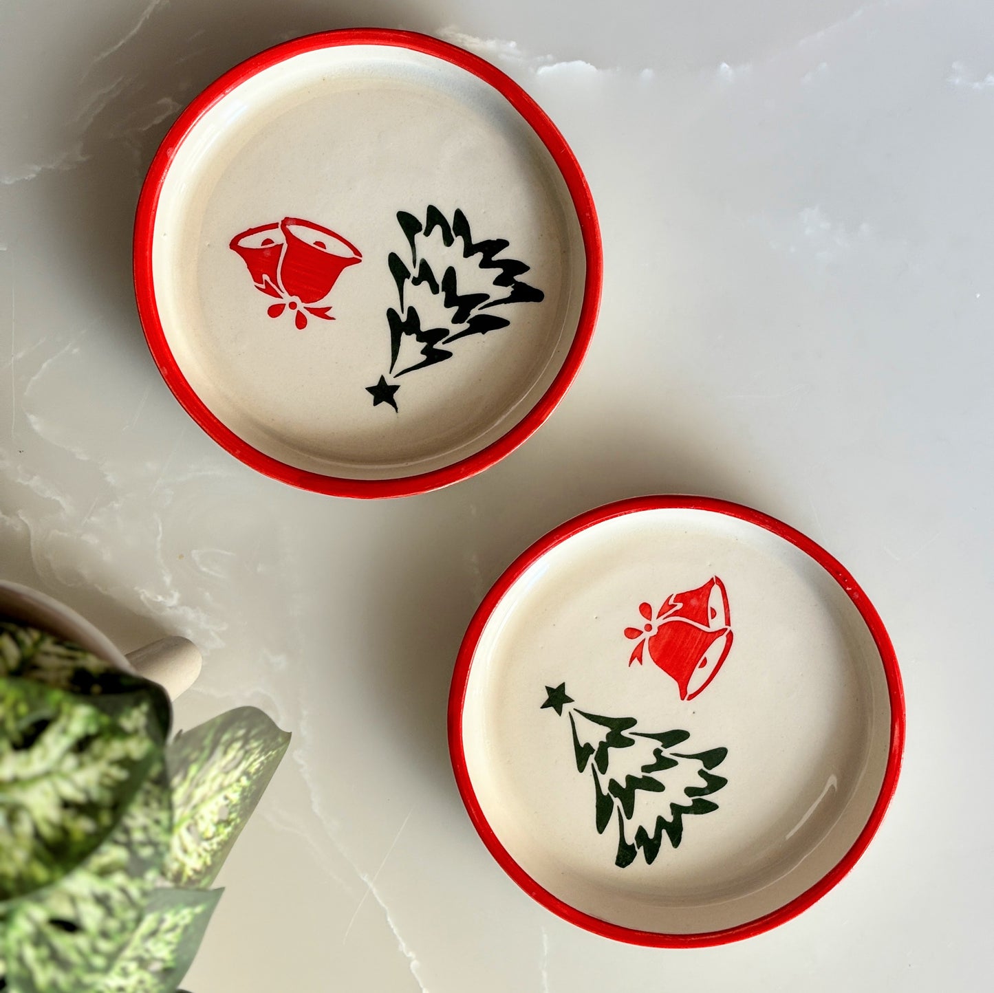 X-Mas Special Dessert Plate | Limited-Edition | Set of Two