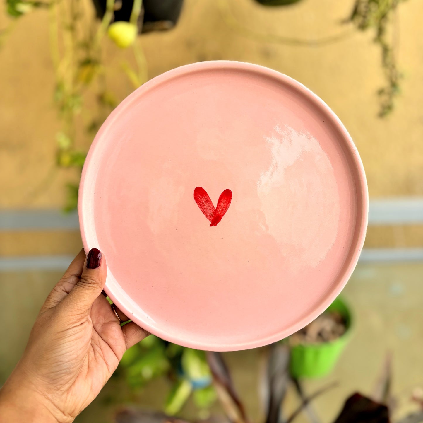 Cupid Heart Plates | Set of Two